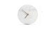 Maris White Marble Clock - Gallery View 8 of 8.