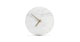 Maris White Marble Clock - Gallery View 1 of 8.