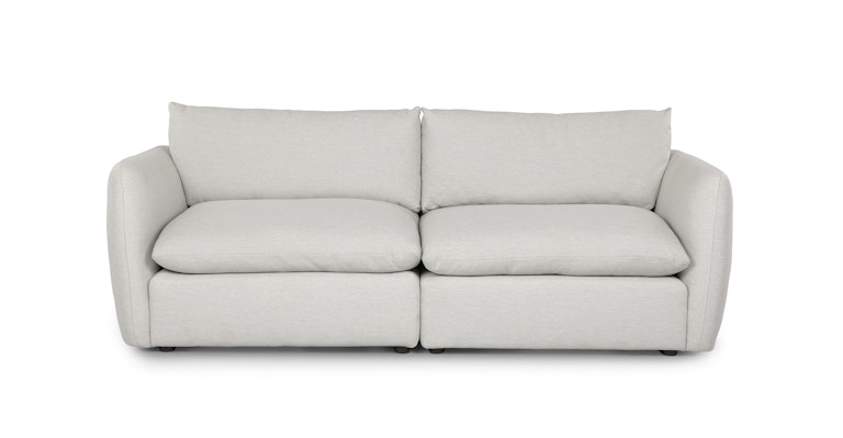 Leigh Silver Ivory 92" Modular Sofa - Primary View 1 of 9 (Open Fullscreen View).