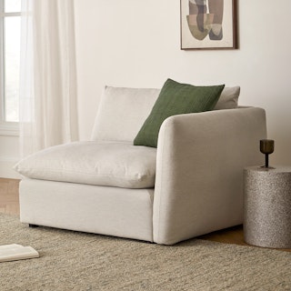 Leigh 46" Right Arm Module - Silver Ivory