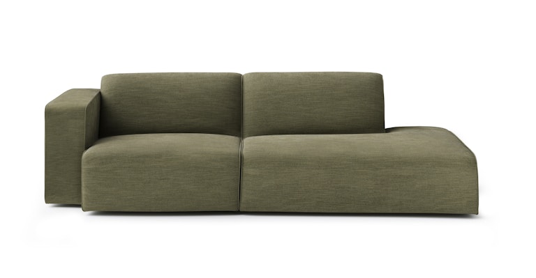 Sanna Magnet Green Left Arm Modular Sofa - Primary View 1 of 15 (Open Fullscreen View).