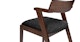 Zola Licorice Dining Chair - Gallery View 6 of 11.