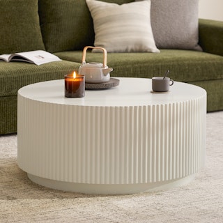 Nordens Soft White Coffee Table