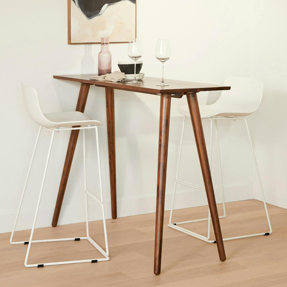 Seno Rectangular Walnut Wood Bar Table | Article