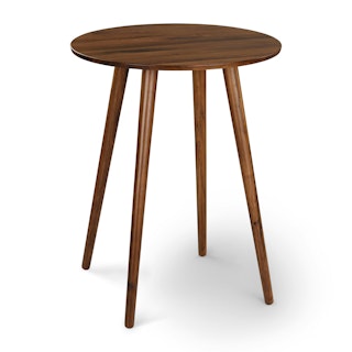 Seno Round Bar Table - Walnut