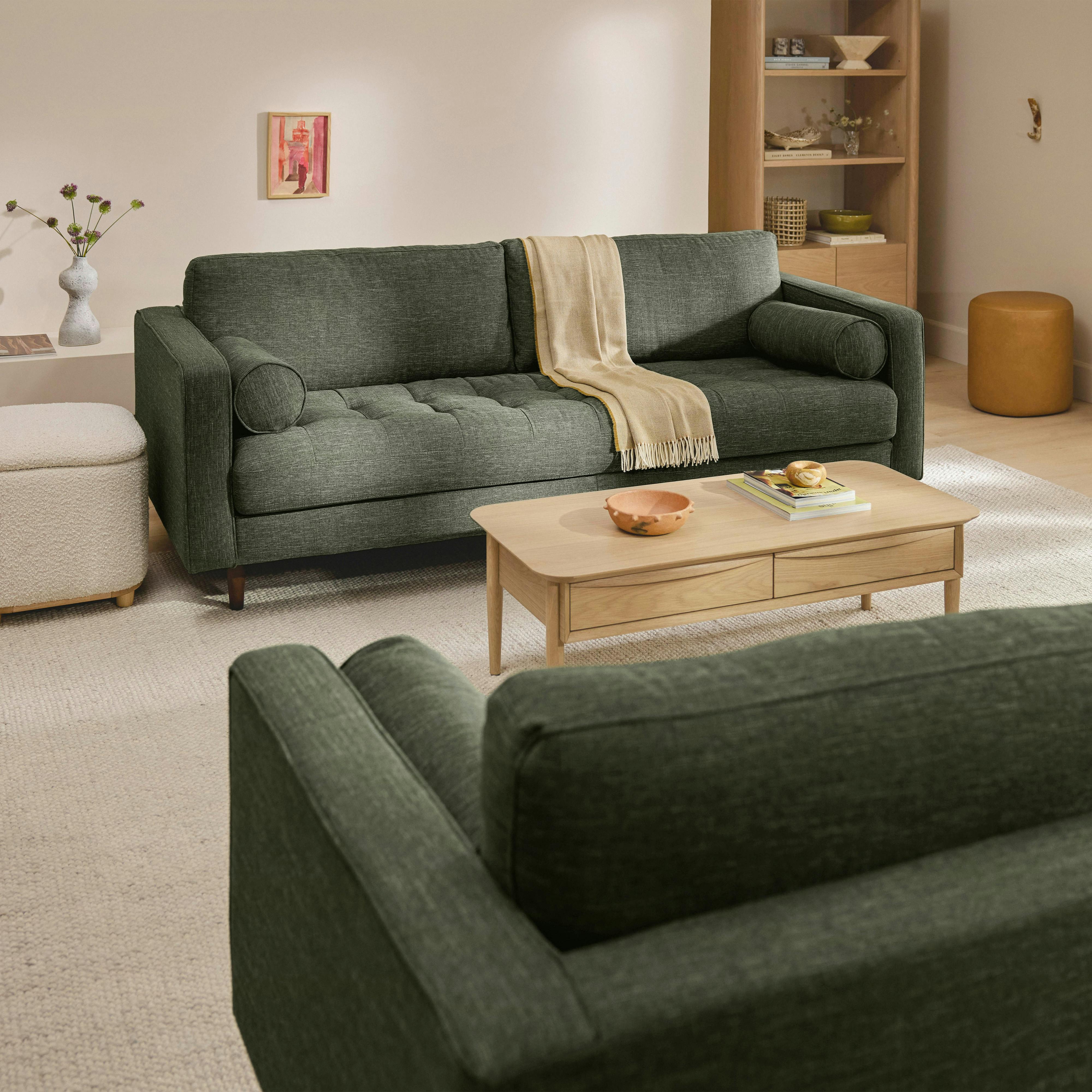 Sven Fir Green Tufted Sofa | Article
