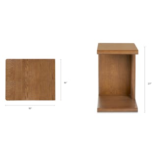 The Leif Storage Console x Torme Side Table Bundle - Primary View 1 of 6 (Click To Zoom).