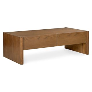 Torme 48" Storage Coffee Table - Smoked Oak