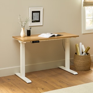 Haptic Oak Small Standing Desk