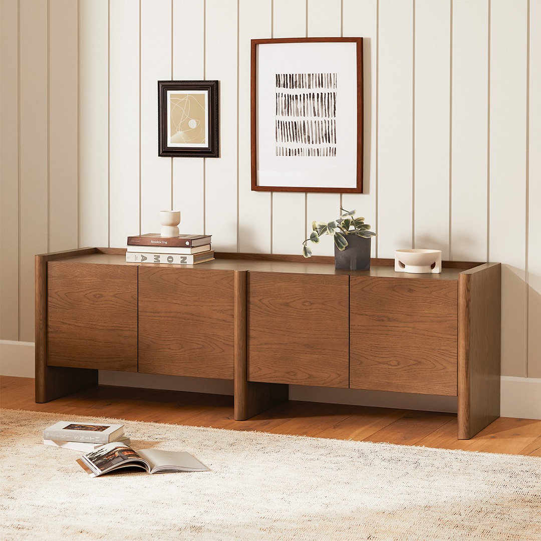 smoky65 モエトンダブレット2箱 Torme Smoked Oak 6-Drawer Double Dresser | Article