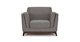 Ceni Volcanic Gray Armchair - Gallery View 1 of 10.