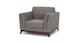 Ceni Volcanic Gray Armchair - Gallery View 3 of 10.