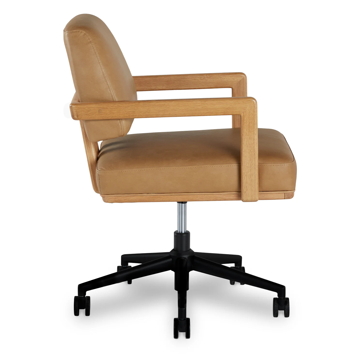 Aquila Leather Office Chair - Charme Tan
