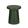 Cabeo Tall Concrete Side Table - Dark Olive
