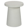 Cabeo Tall Concrete Side Table - White