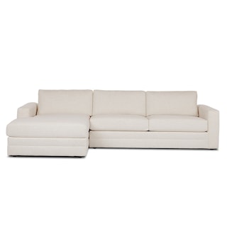 Riley Napa White Left Sectional