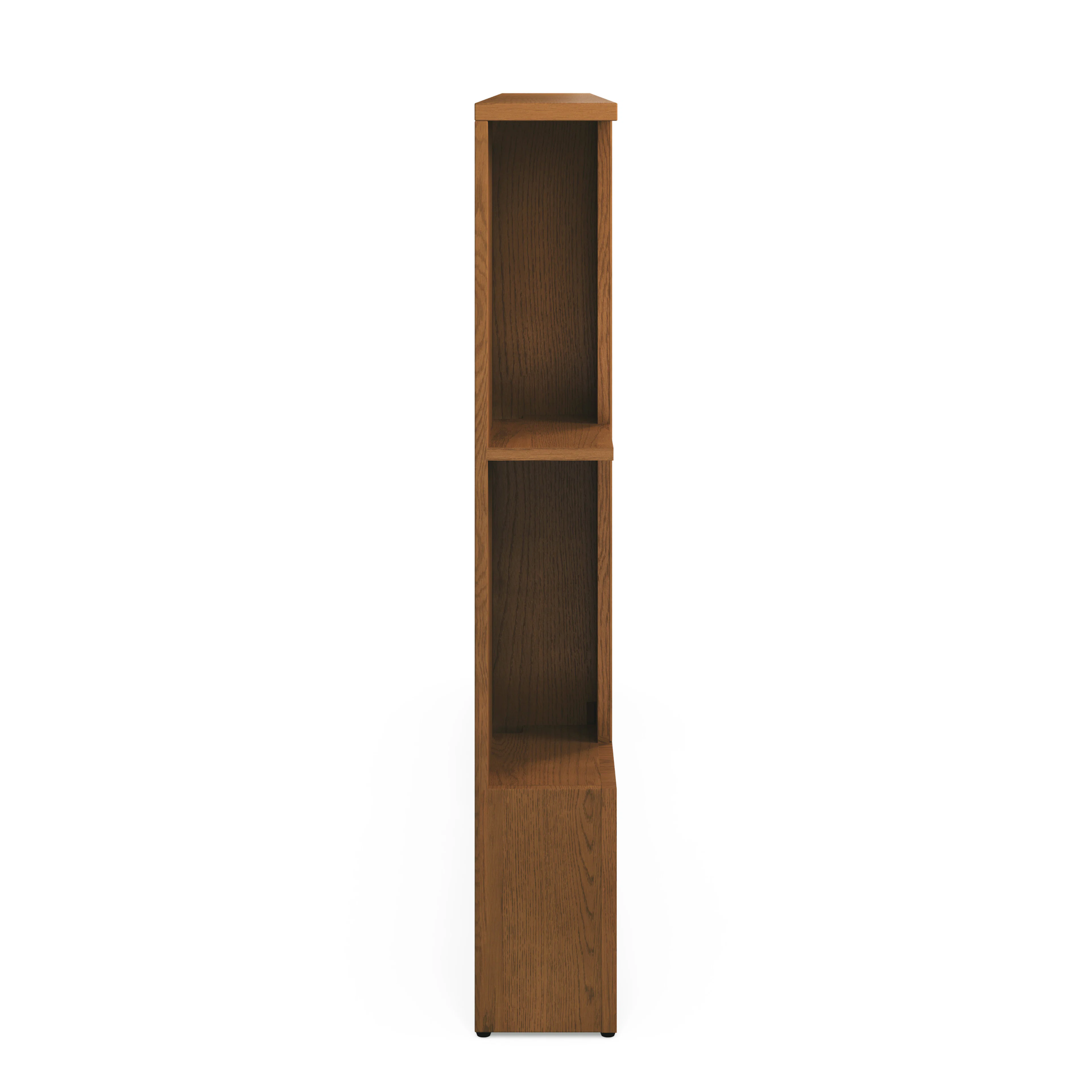 Kouva Queen Storage Headboard in Smoked Oak