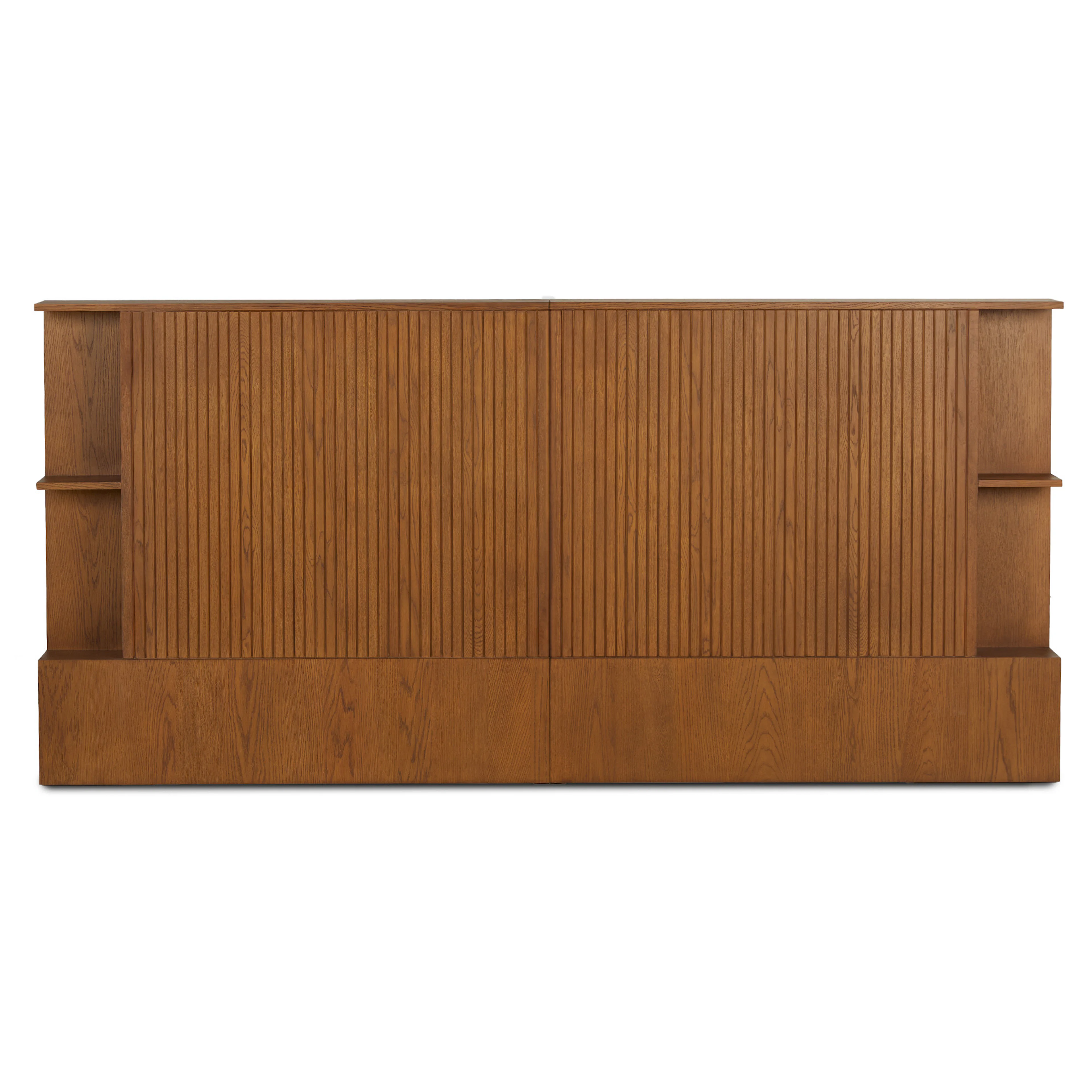 Kouva King Storage Headboard - Smoked Oak | Stylish & Functional