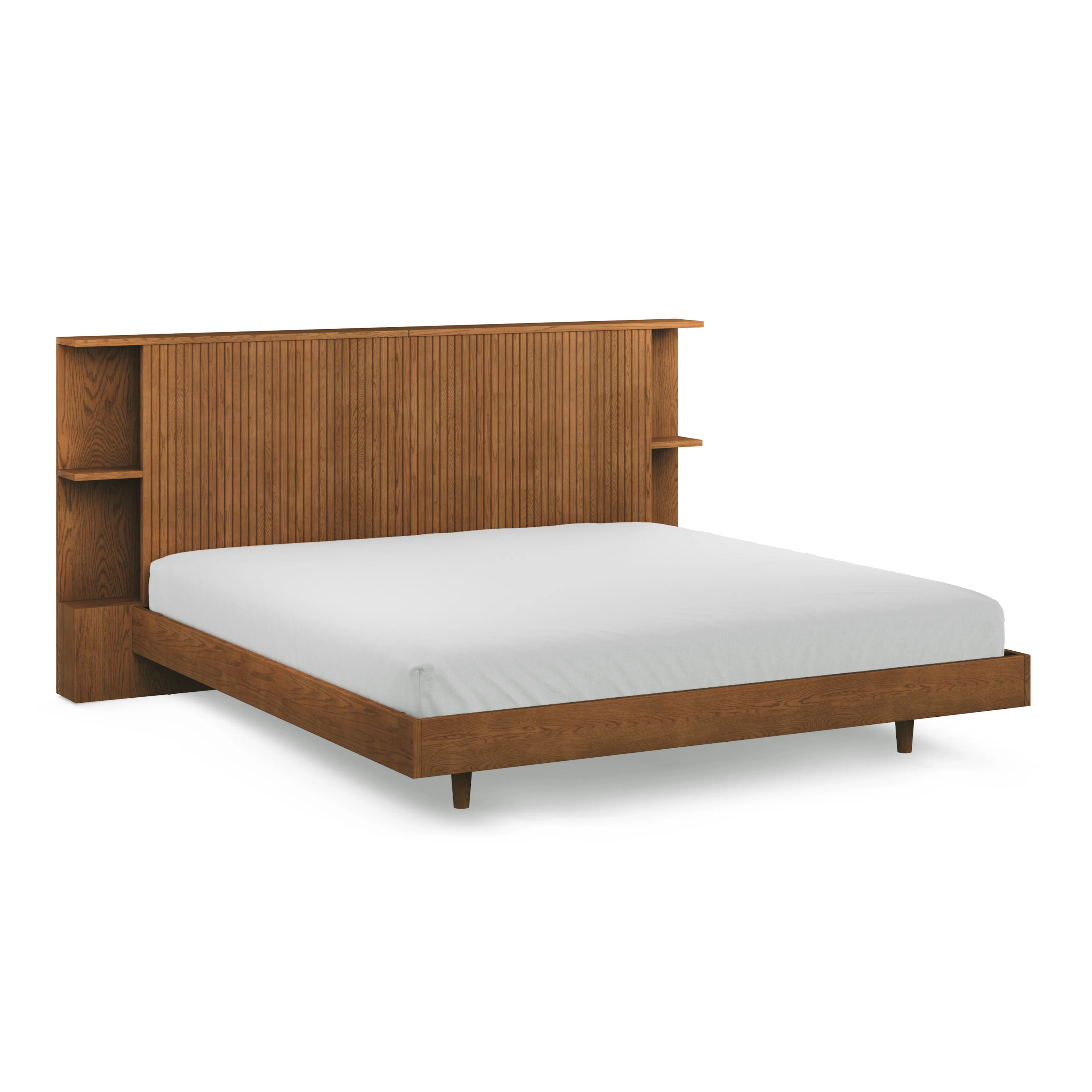 Kouva King Storage Headboard - Smoked Oak | Stylish & Functional