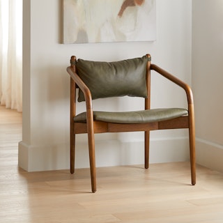 Lento Charme Green Lounge Chair