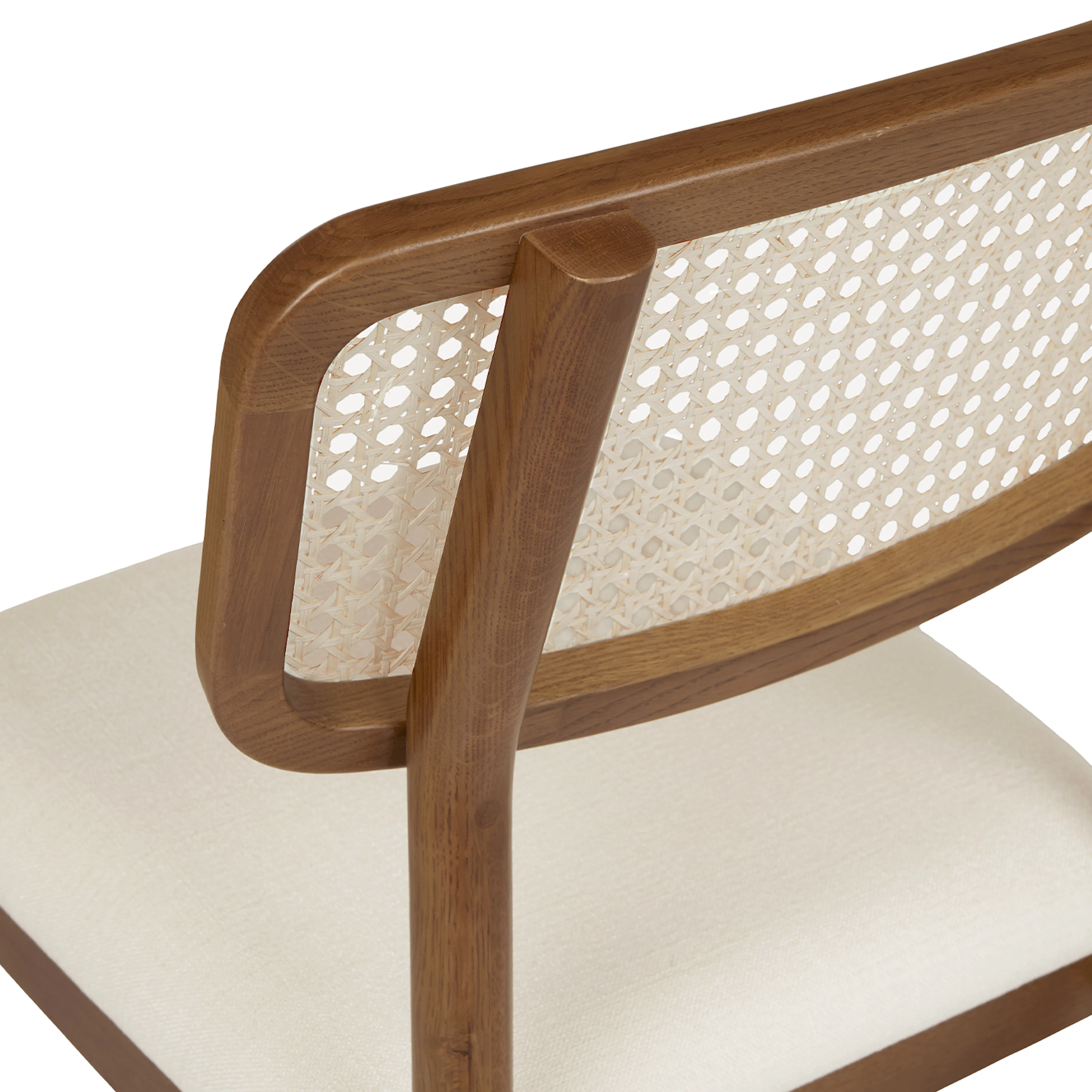 Netro Counter Stool - Smoked Oak