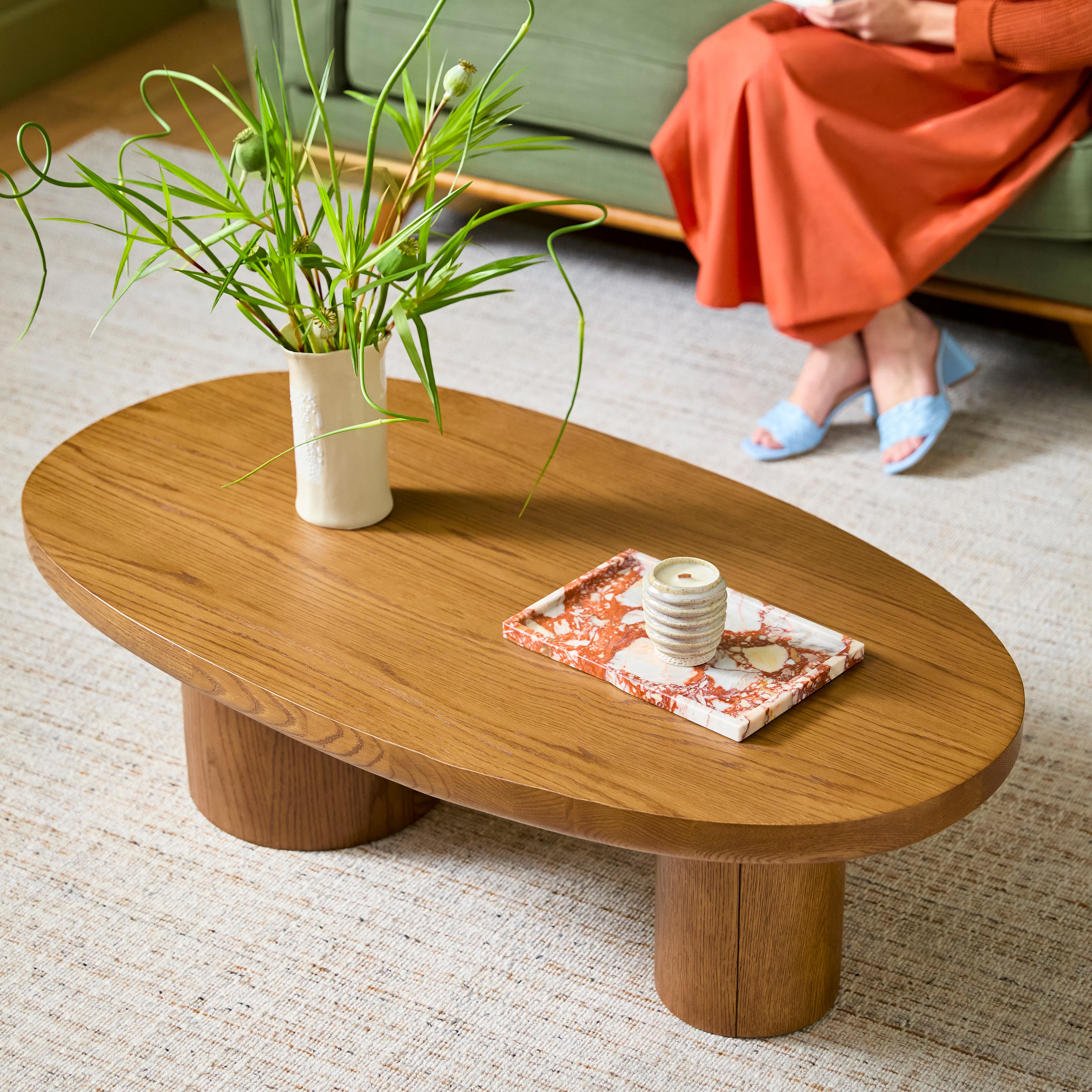 Baarlo 46" Coffee Table - Smoked Oak