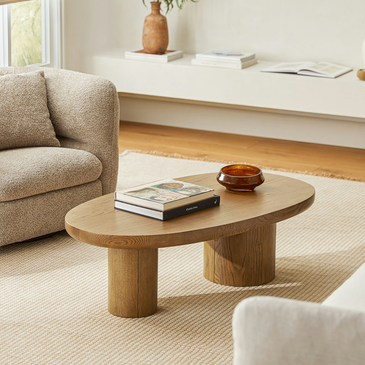 Baarlo 46" Coffee Table - Smoked Oak