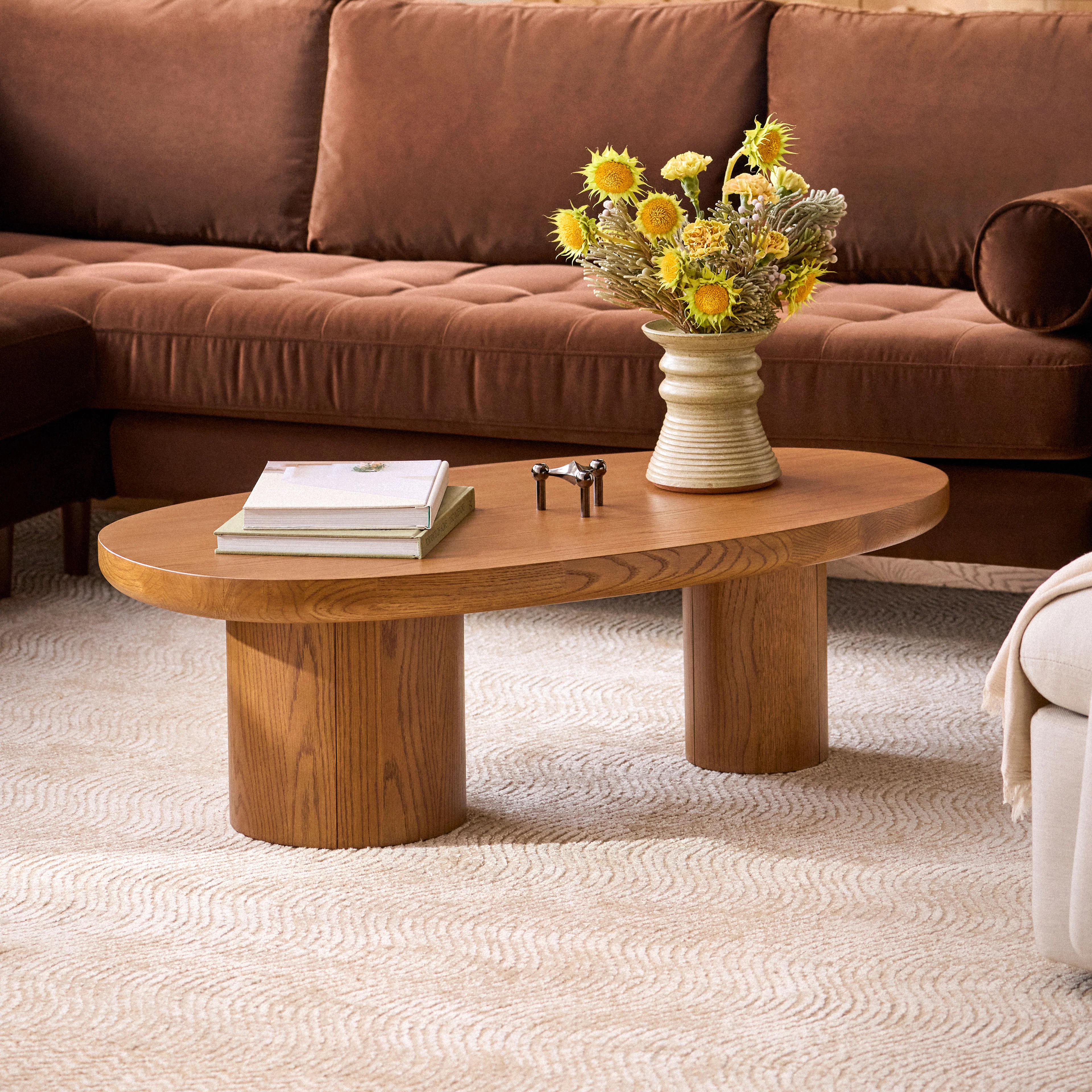 Baarlo 46" Coffee Table - Smoked Oak