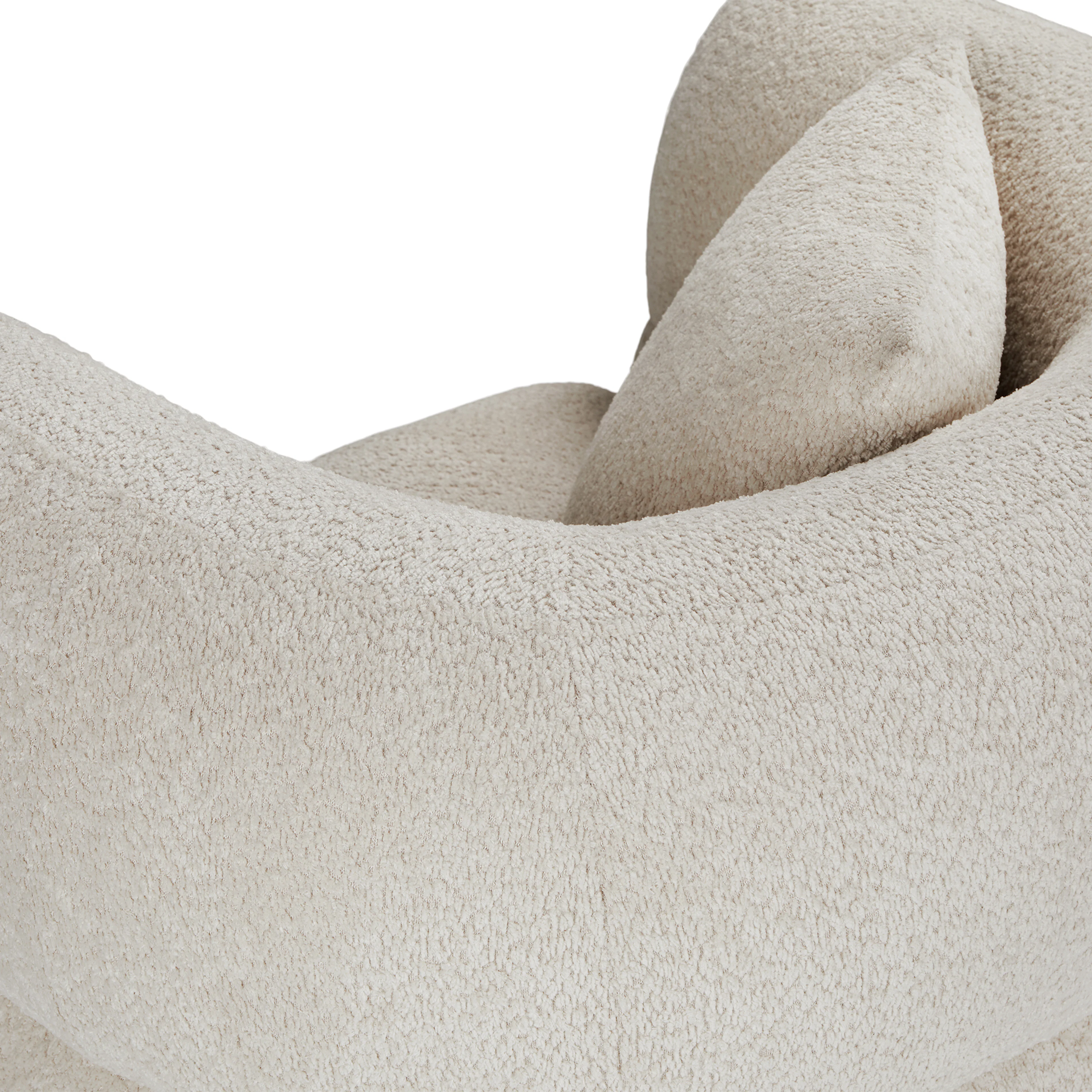 Quinn 40.5" Swivel Lounge Chair - Nouna Pearl