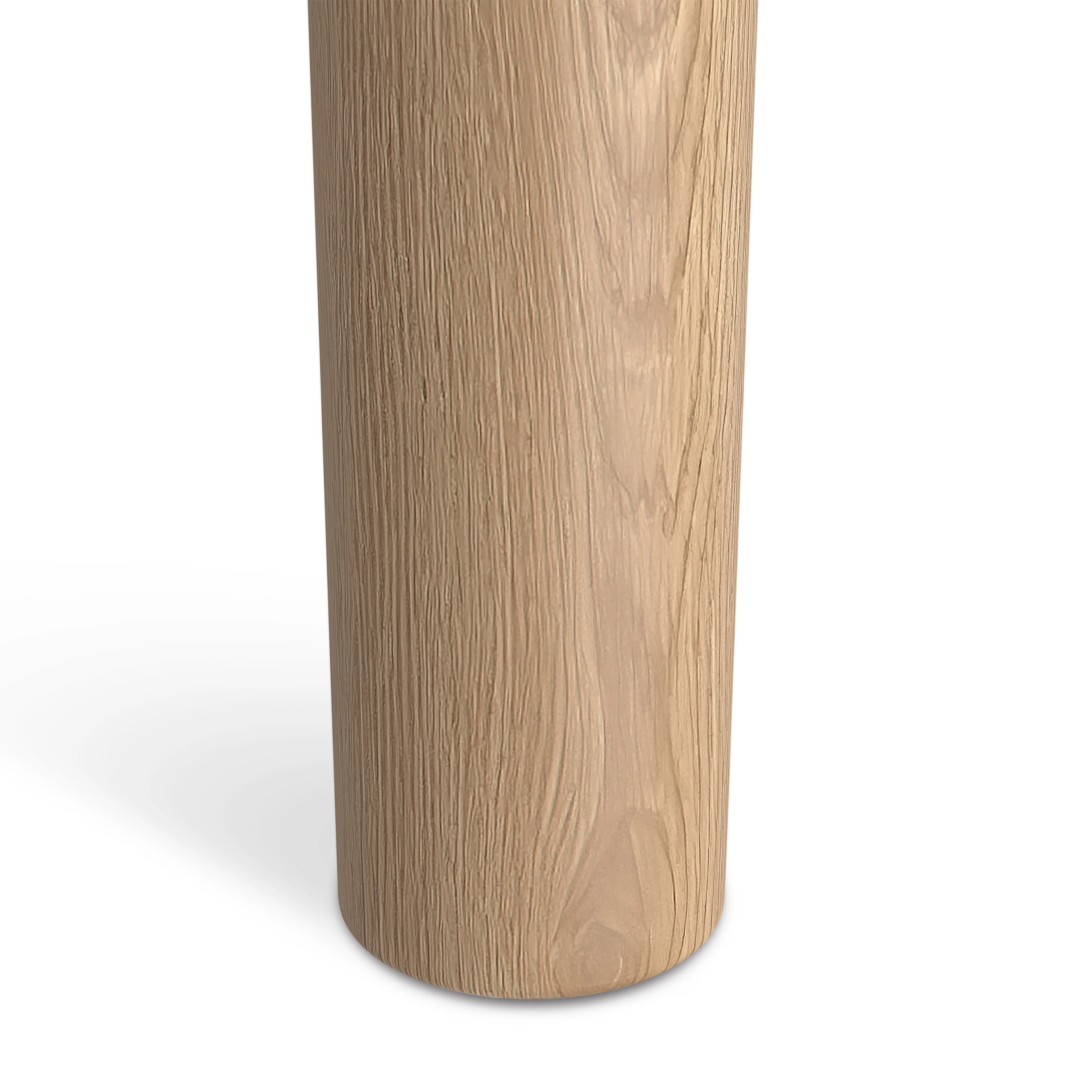 Adel 55.5" Round Dining Table - White Oak