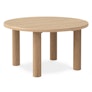 Adel 55.5" Round Dining Table - White Oak