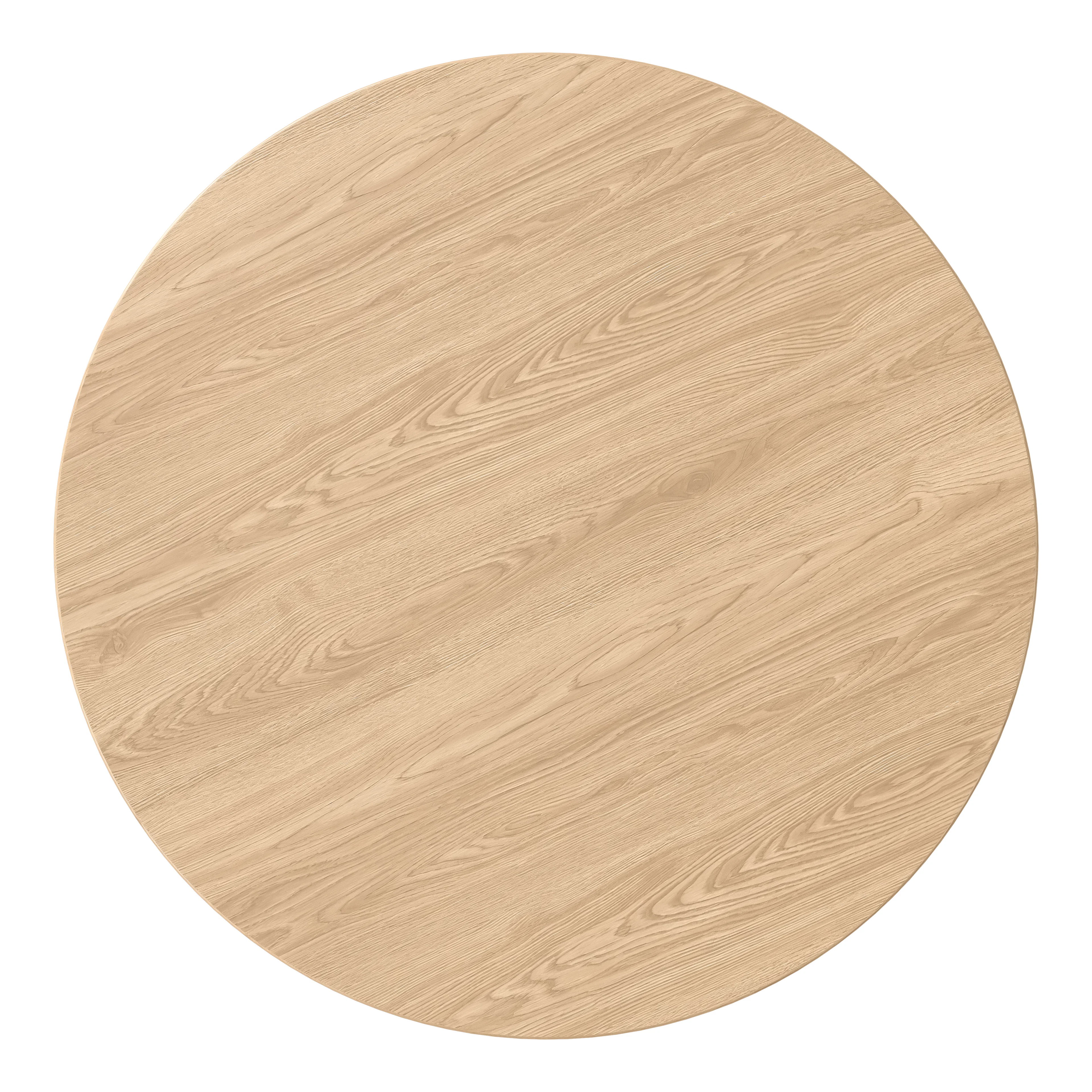 Adel 55.5" Round Dining Table - White Oak