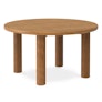 Adel 55.5" Round Dining Table - Smoked Oak