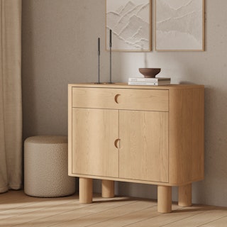 Adel 38.5" Cabinet - White Oak