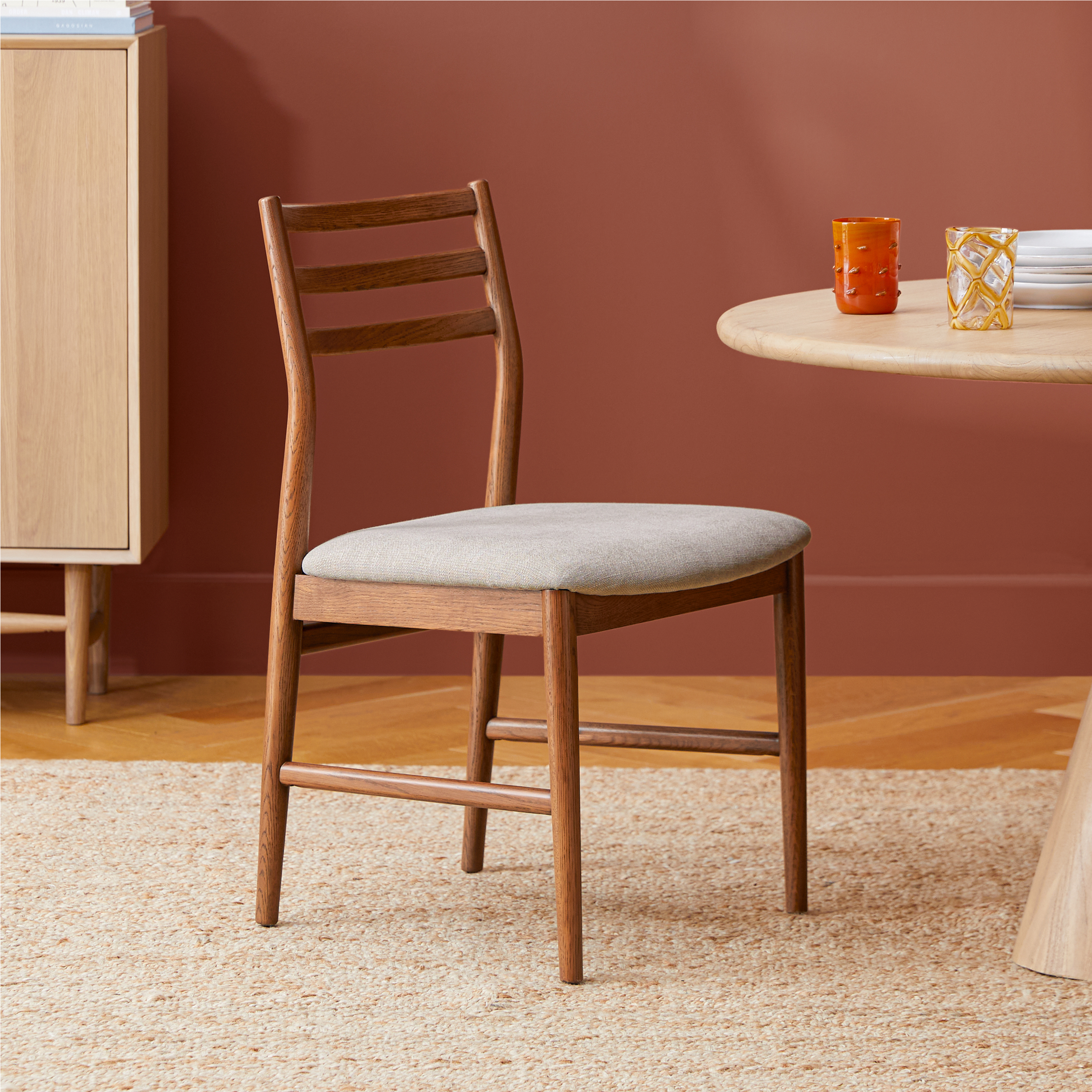 Amazon.com - MCM Dining Chairs, Set of 2 Faux Leather Dining