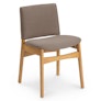 Nosh Dining Chair - Oak and Ratine Brown