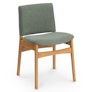 Nosh Dining Chair - Oak and Ratine Green