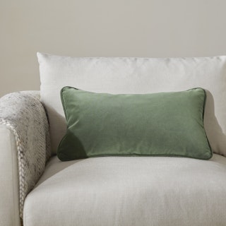 Lucca Plush Pacific Green Small Pillow