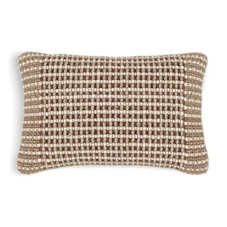 Ren Small Pillow - Brown Weave