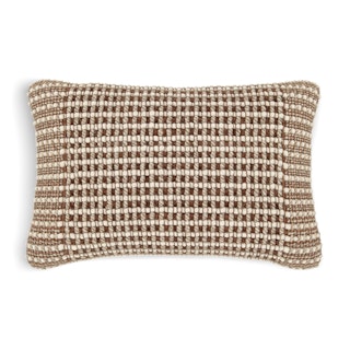 Ren Small Pillow - Brown Weave