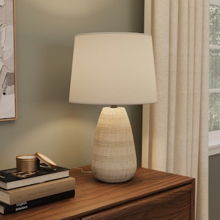 Brie Table Lamp - White Ceramic