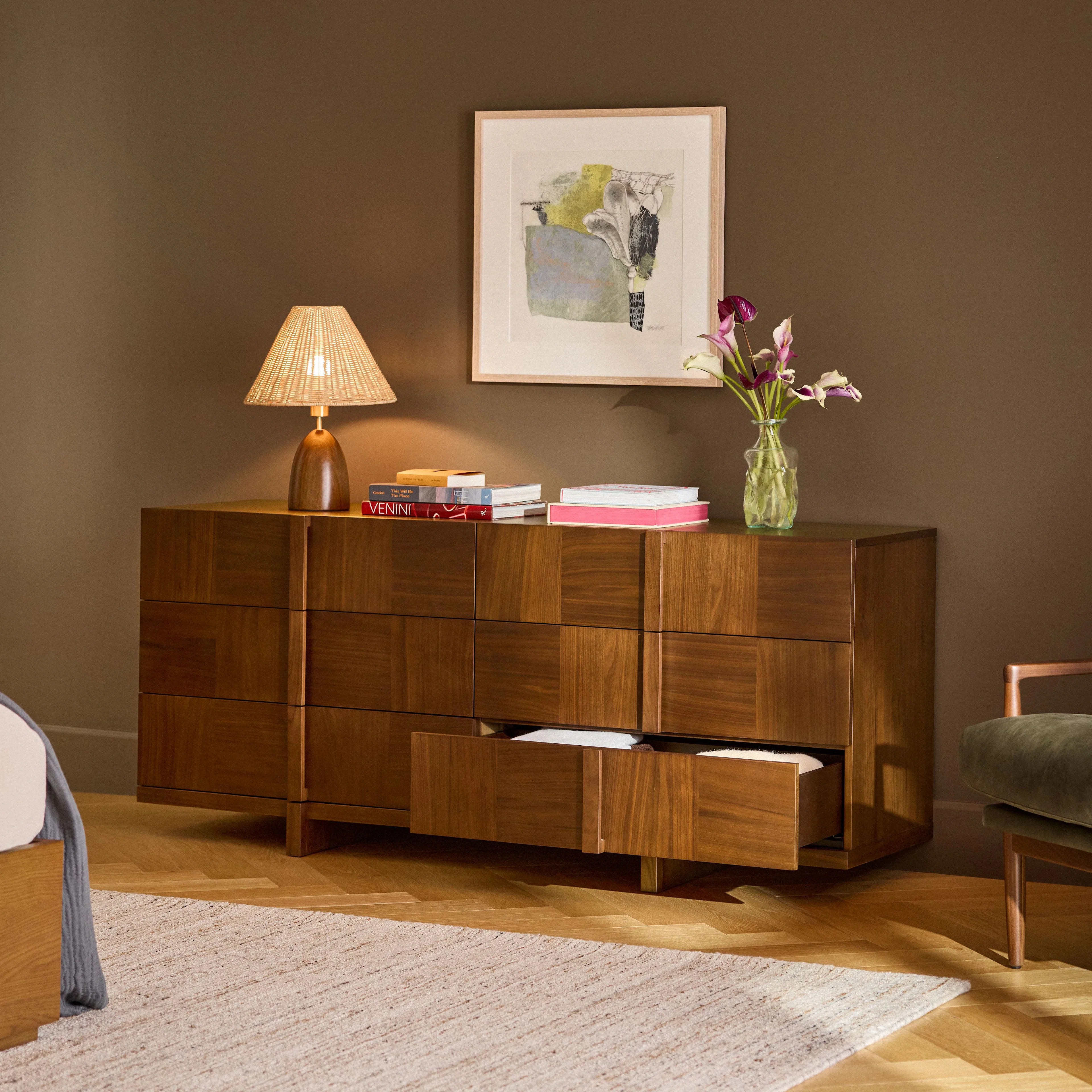 Layne Table Lamp - Rattan