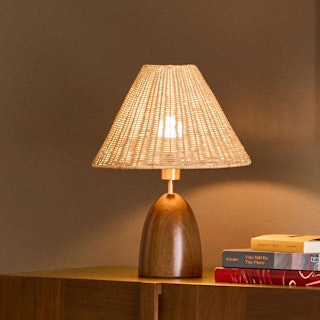 Layne Table Lamp - Rattan