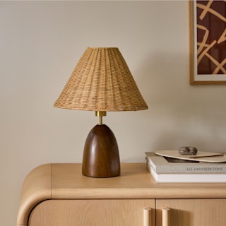 Layne Table Lamp - Rattan