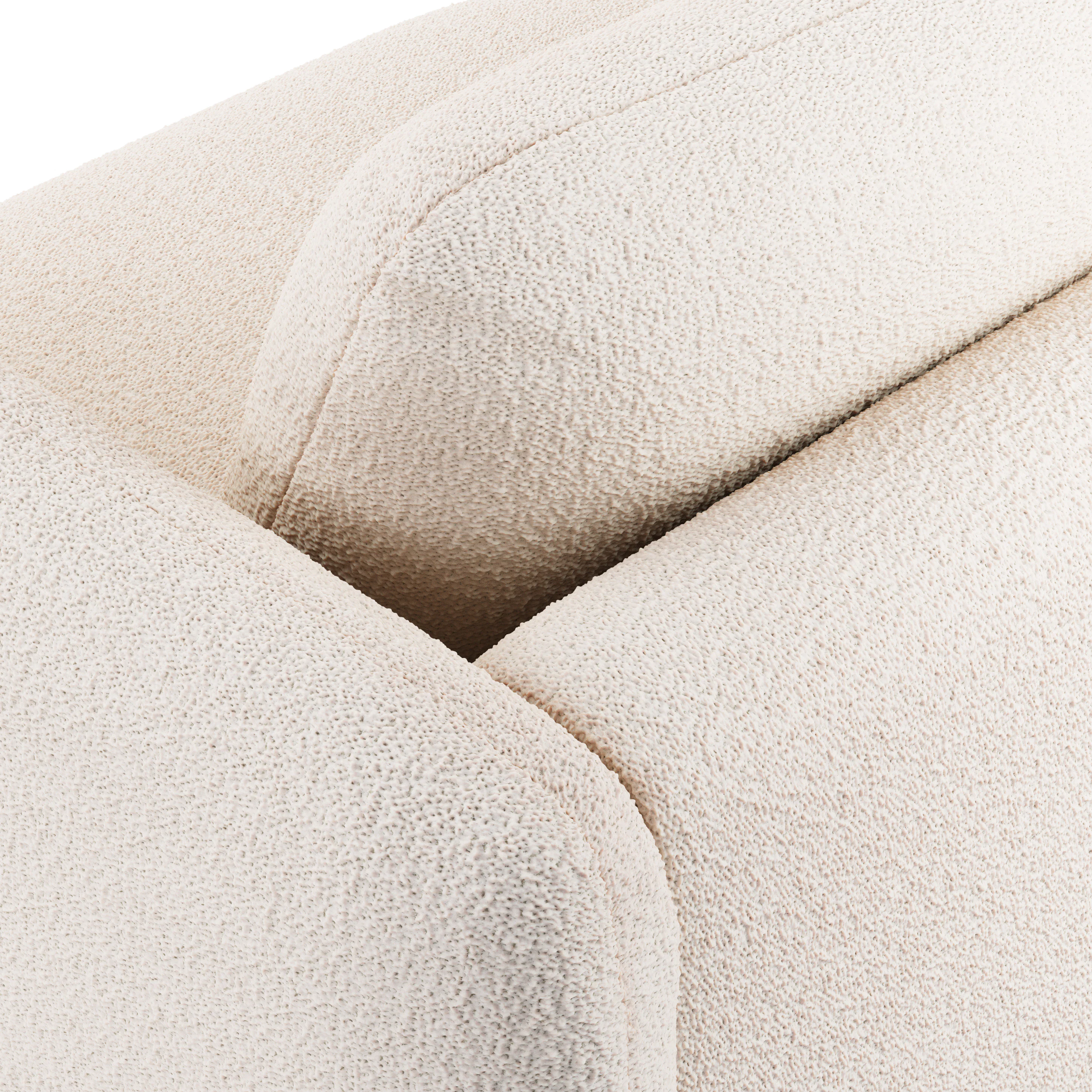 Sanders 85.5" Sofa - Ivory Wool Bouclé