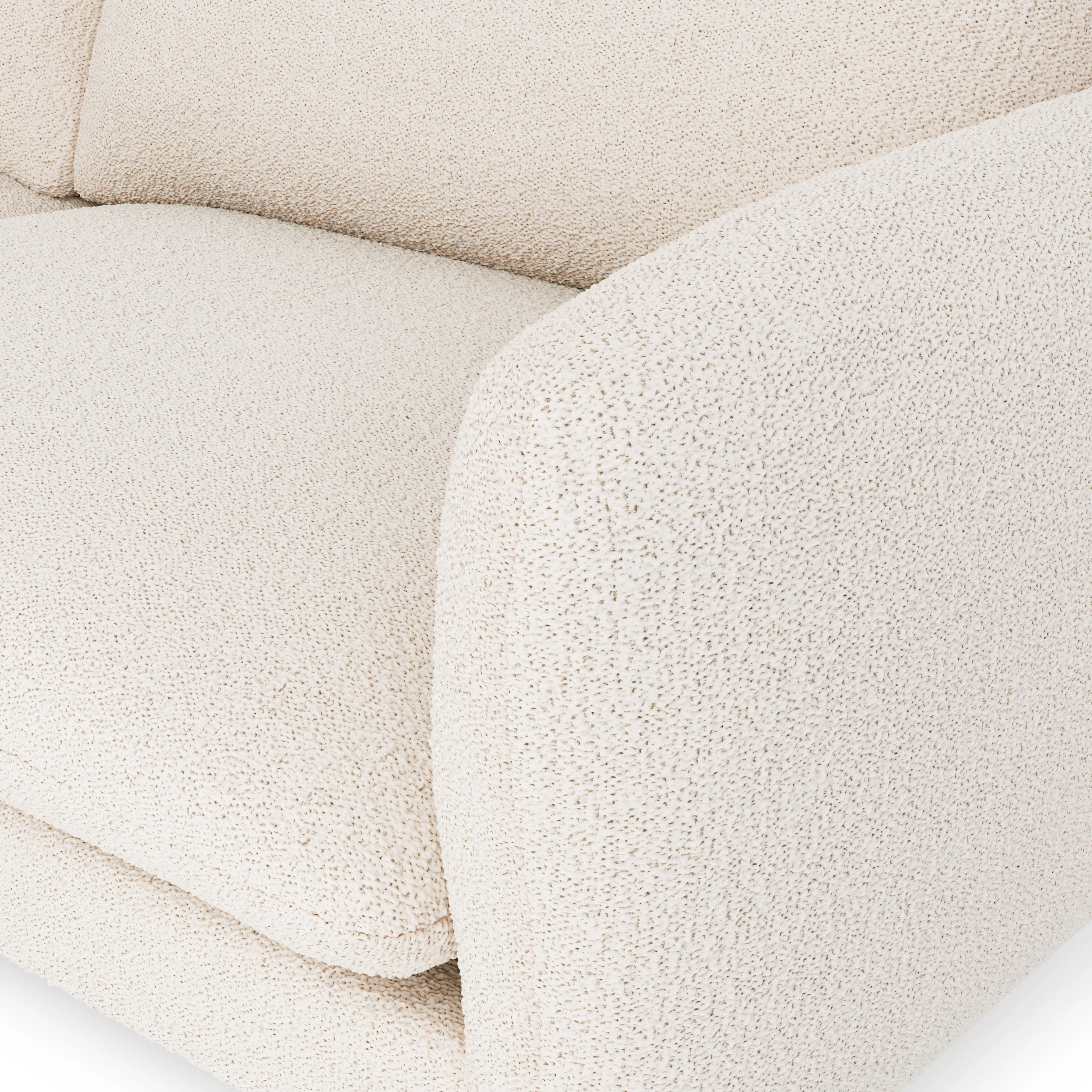 Sanders 85.5" Sofa - Ivory Wool Bouclé