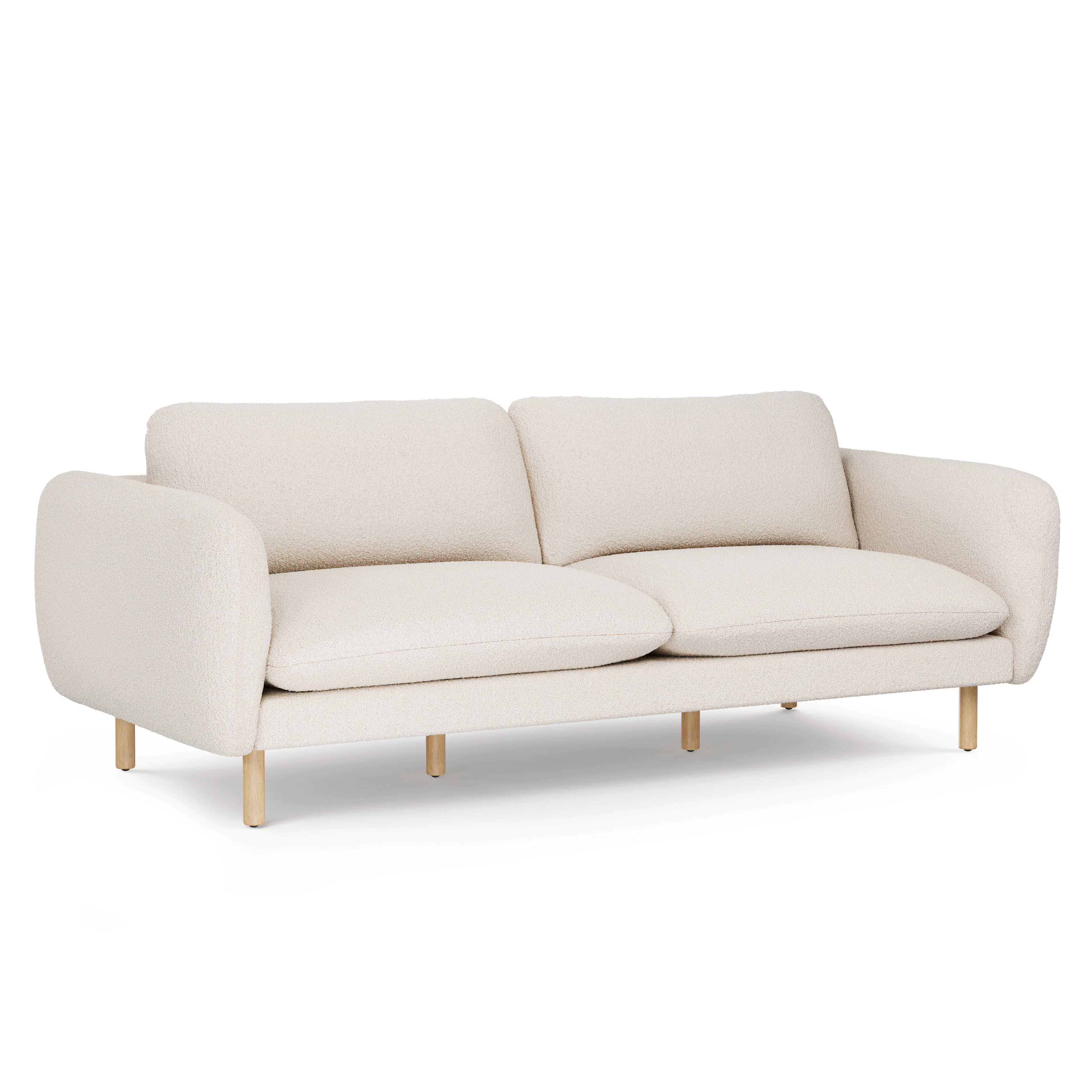 Sanders 85.5" Sofa - Ivory Wool Bouclé
