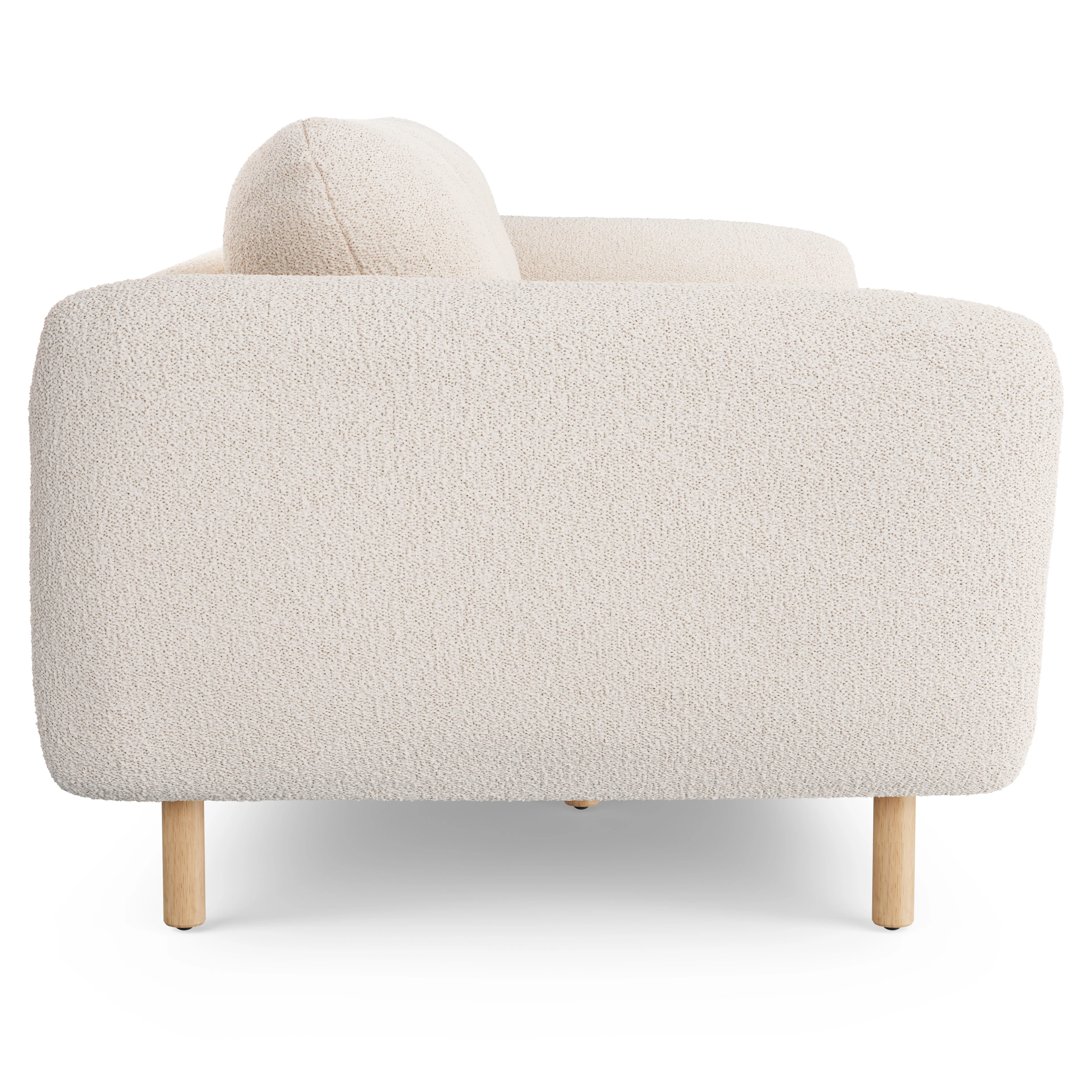 Sanders 85.5" Sofa - Ivory Wool Bouclé