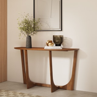 Tovi Smoked Oak Console