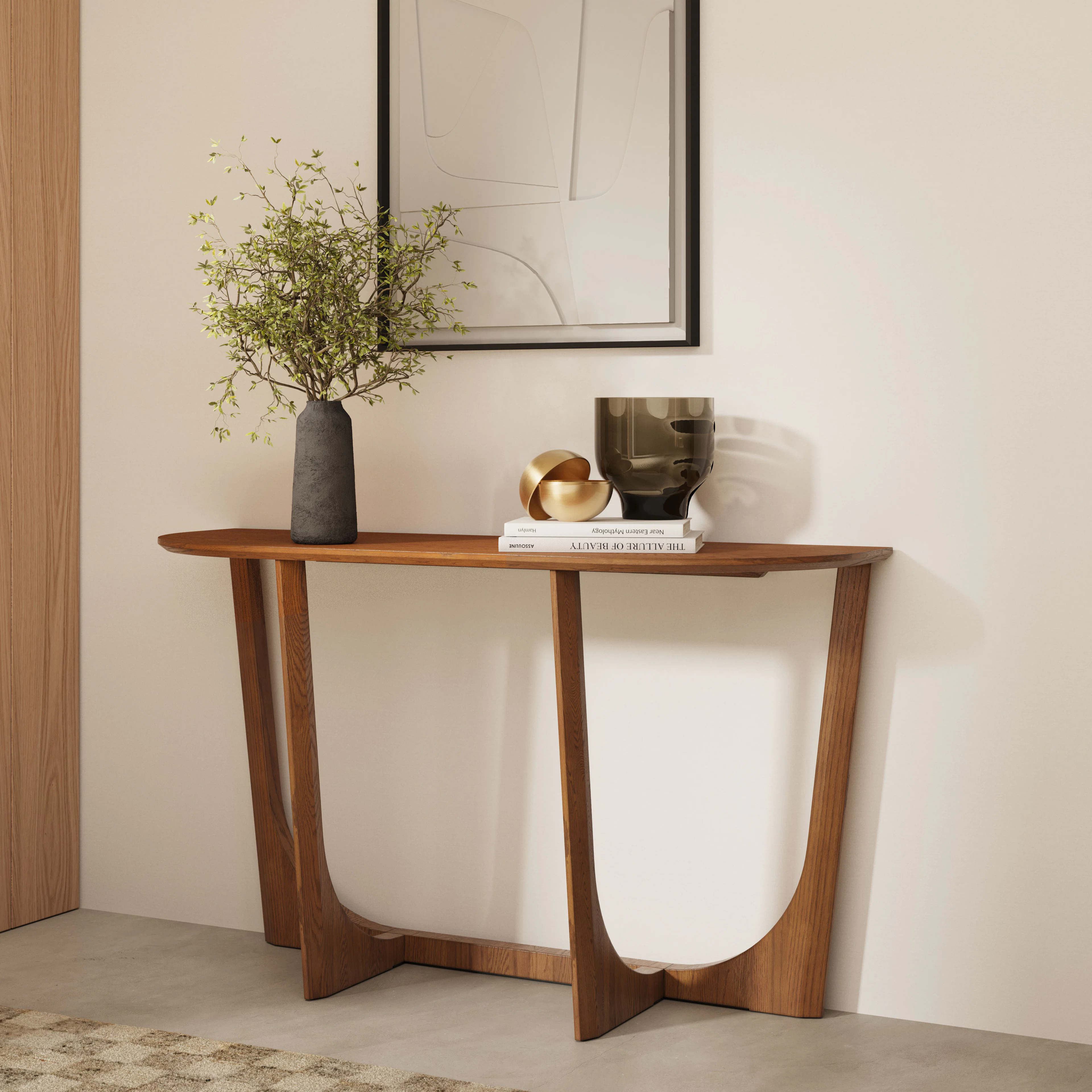 Tovi 51.25" Console - Smoked Oak